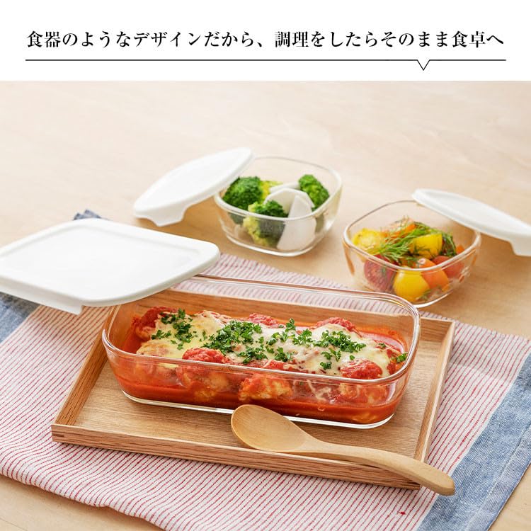 Amazon｜ハリオ HARIO 耐熱容器 耐熱ガラス 保存容器 ガラス 耐熱 日本